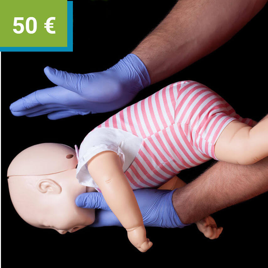 Corso di disostruzione pediatrica Torino primo soccorso per neonato